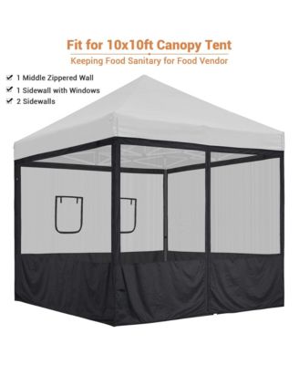 16 Pcs 10 ft Pop Up Canopy Tent Sidewall Mesh Side Wall Party Canopy