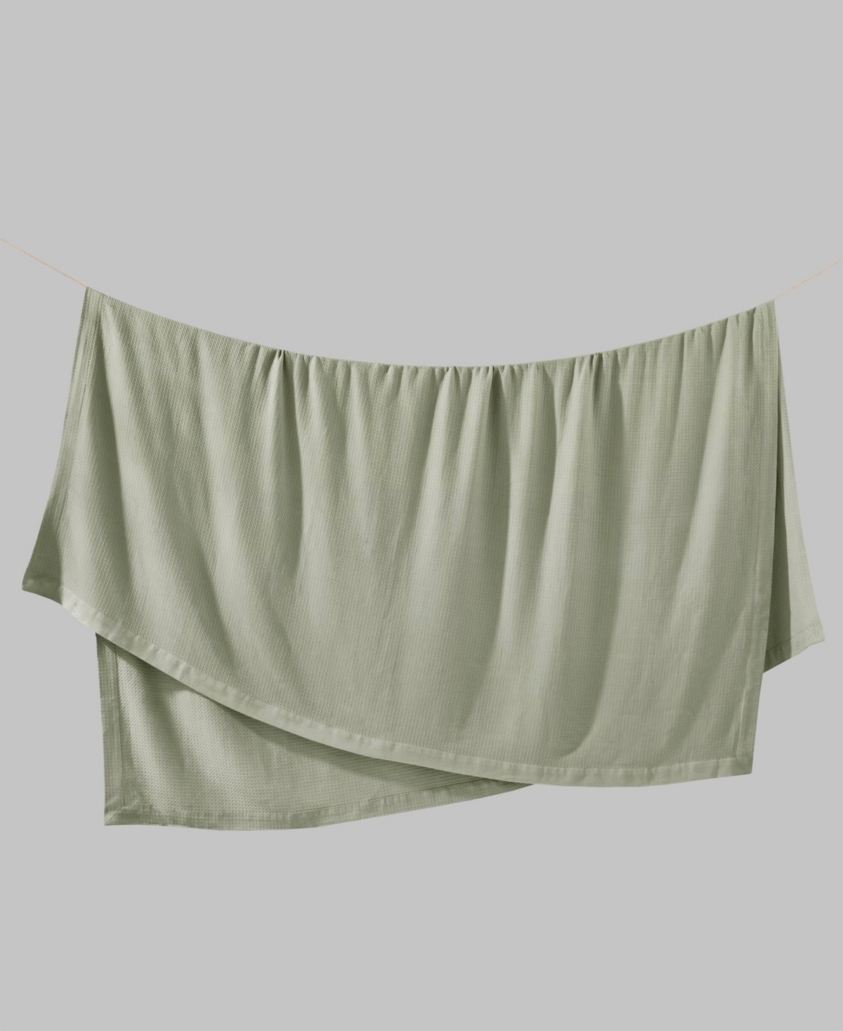 Madison Park Egyptian Cotton Blanket, Twin In Green