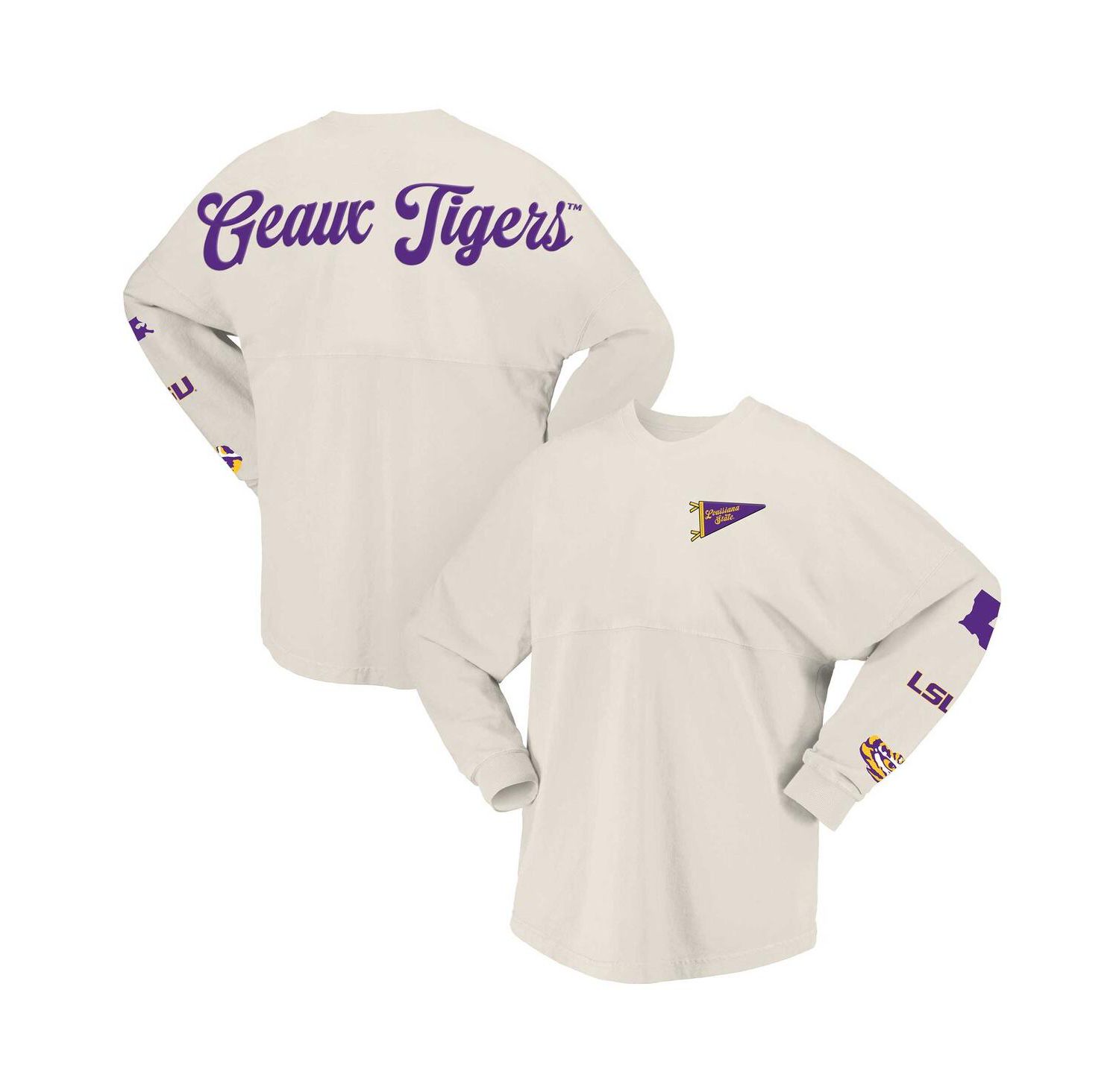 Women's Natural LSU Tigers Local Long Sleeve T-Shirt