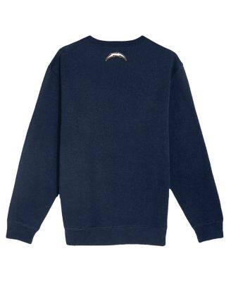Men's and Women's Navy Los Angeles Chargers Fleece Pullover Sweatshirt