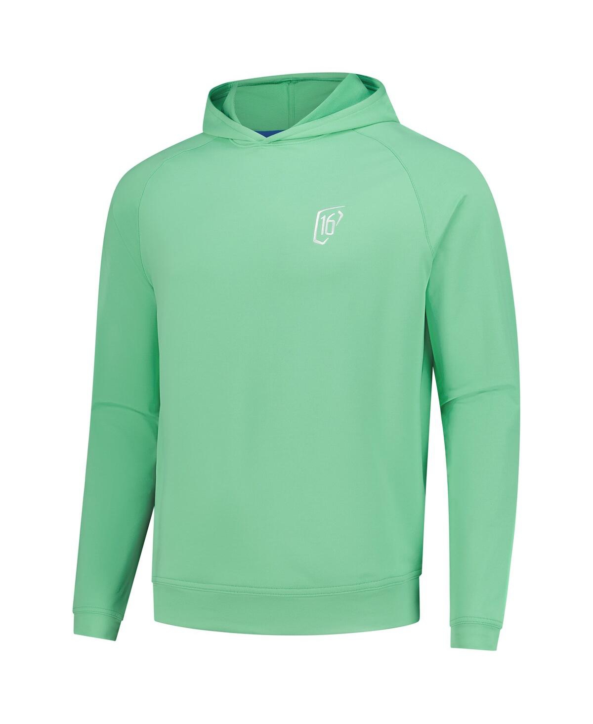 Peter Millar Men's Green Wm Phoenix Open Pine Raglan Performance Hoodie In Green