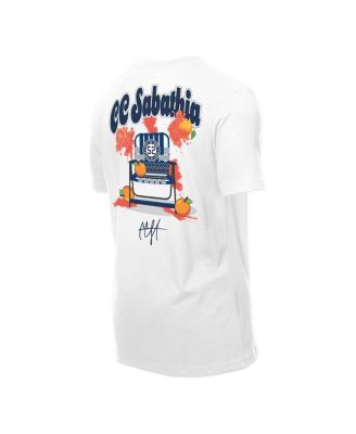 Men's CC Sabathia White New York Yankees 2025 National Baseball Hall of Fame Grapefruit Chair T-Shirt