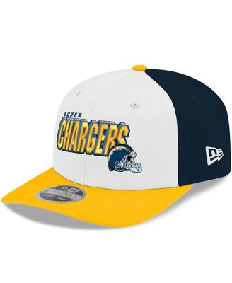 Men's White/Gold Los Angeles Chargers Super Chargers 9SEVENTY Adjustable Hat