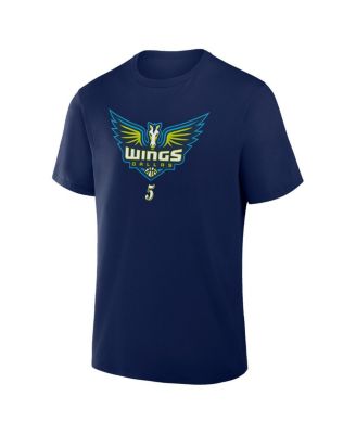 Men's Paige Bueckers Navy Dallas Wings In The Paint Name Number T-Shirt
