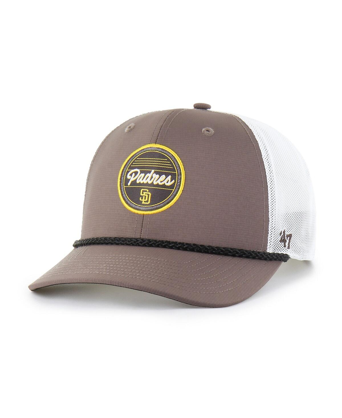 '47 Brand Men's Brown/White San Diego Padres Fairway Trucker Adjustable Hat