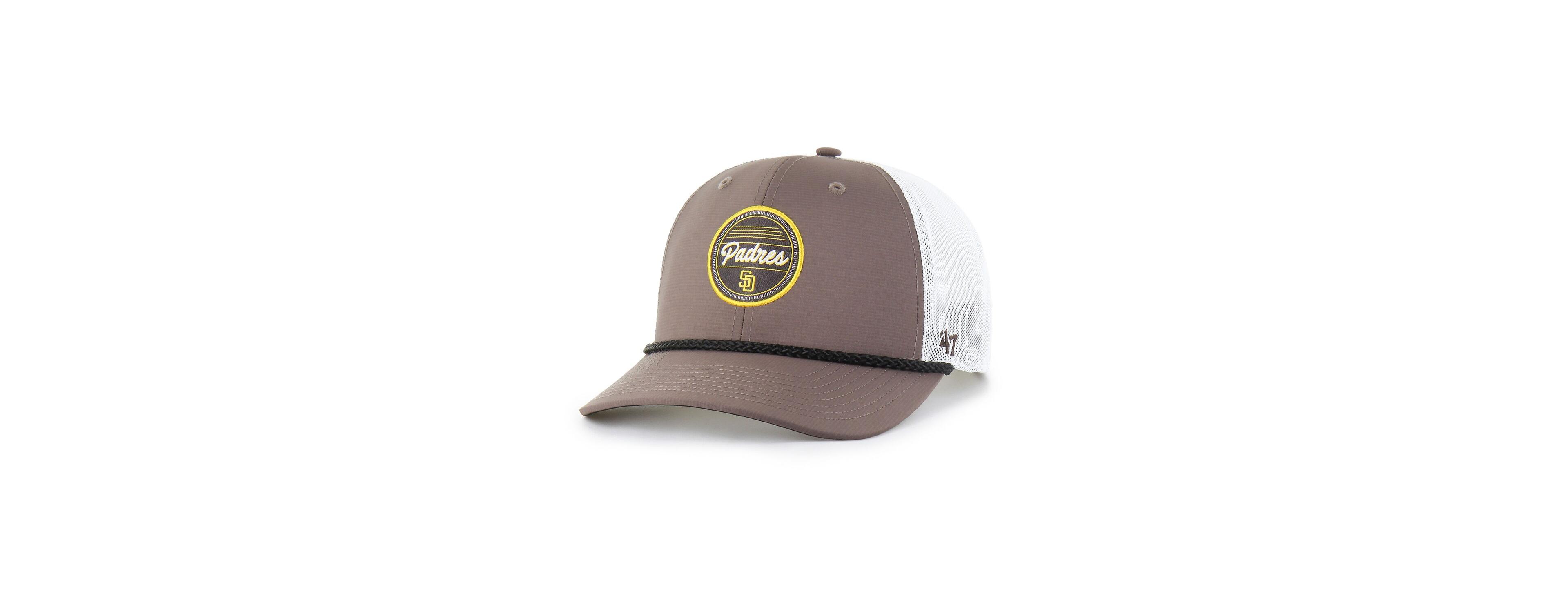 '47 Brand Men's Brown/White San Diego Padres Fairway Trucker Adjustable Hat