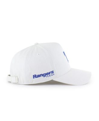 Men's White Texas Rangers Foundational Pinch Offside Adjustable Hat