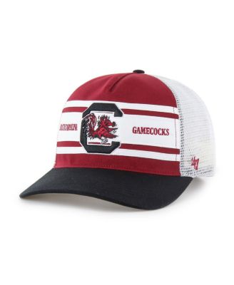 '47 Brand - '47 Big Boys and Girls Garnet/Black South Carolina Gamecocks Super Stripe Hitch Adjustable Trucker Hat