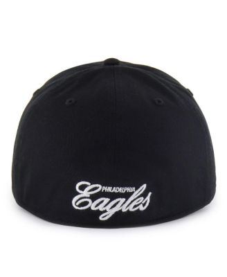Men's Black Philadelphia Eagles Foundational Franchise Fitted Hat