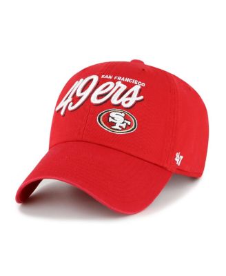 '47 Brand - Women's Scarlet San Francisco 49ers Ariana Clean Up Adjustable Hat