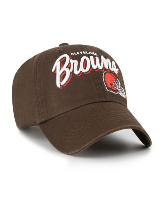 Women's Brown Cleveland Browns Ariana Clean Up Adjustable Hat