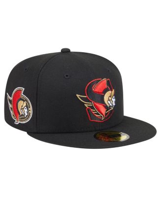 New Era - Men's Black Ottawa Senators Deceptor 59FIFTY Fitted Hat