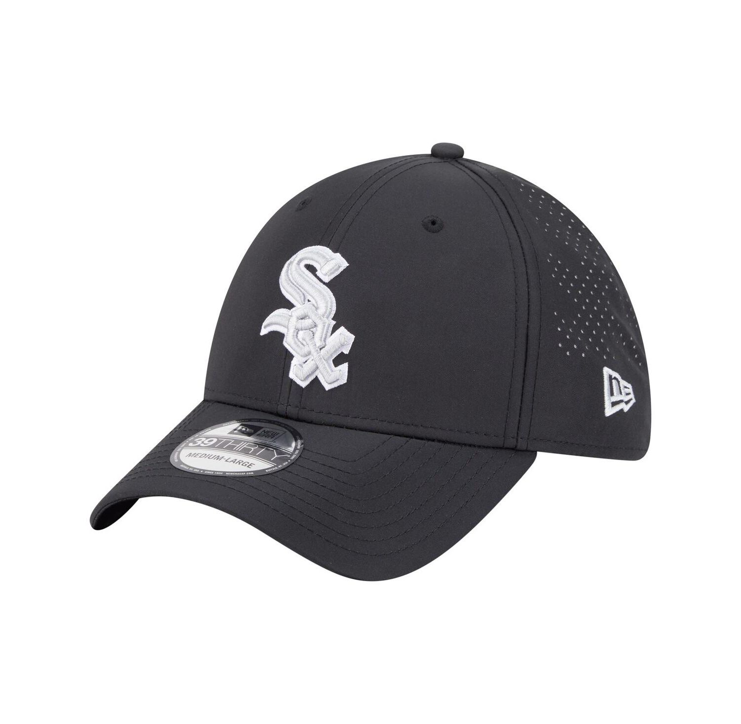 Men's Black Chicago White Sox Night 39THIRTY Flex Hat