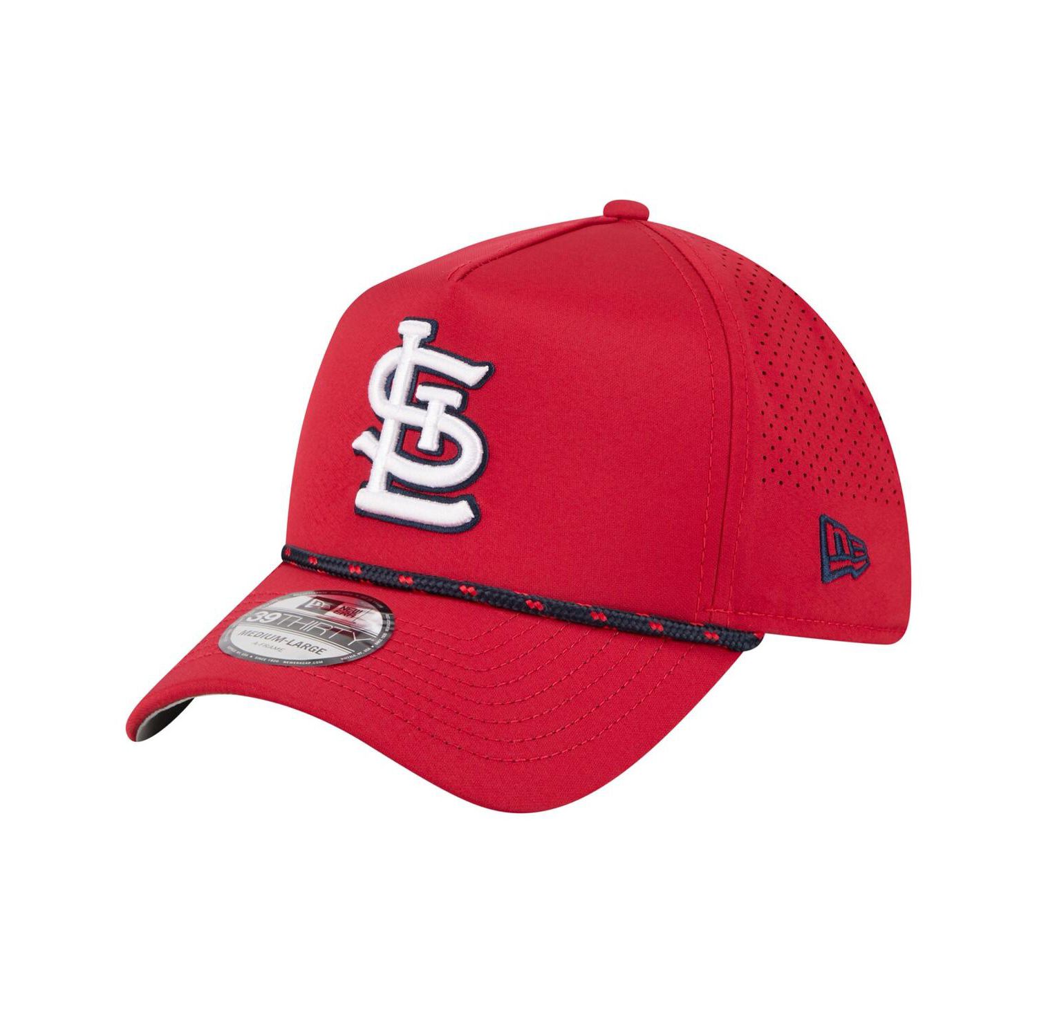 Men's Red St. Louis Cardinals 39THIRTY A-Frame Perforated Flex Hat