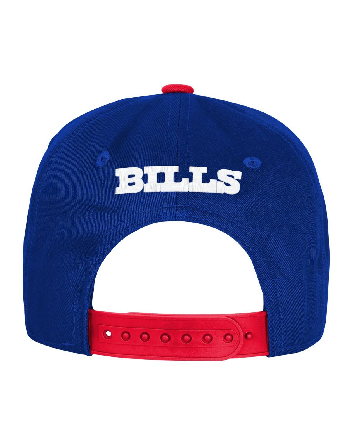 Outerstuff Big Boys And Girls Royal Buffalo Bills True Retro Adjustable Hat In Blue
