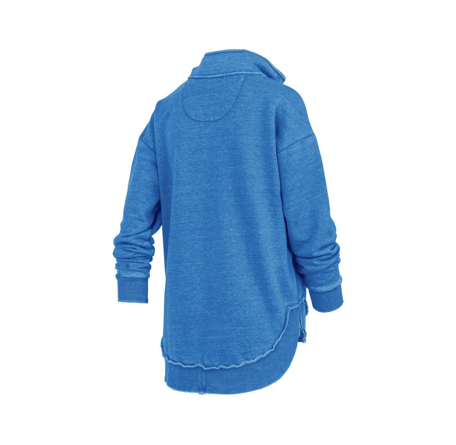 Women's Royal Florida Gators Northfork Sojourn Poncho Quarter-Zip Sweatshirt