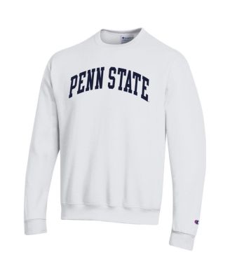 Champion - Men's White Penn State Nittany Lions Basic Arch Fleece Pullover Sweatshirt
