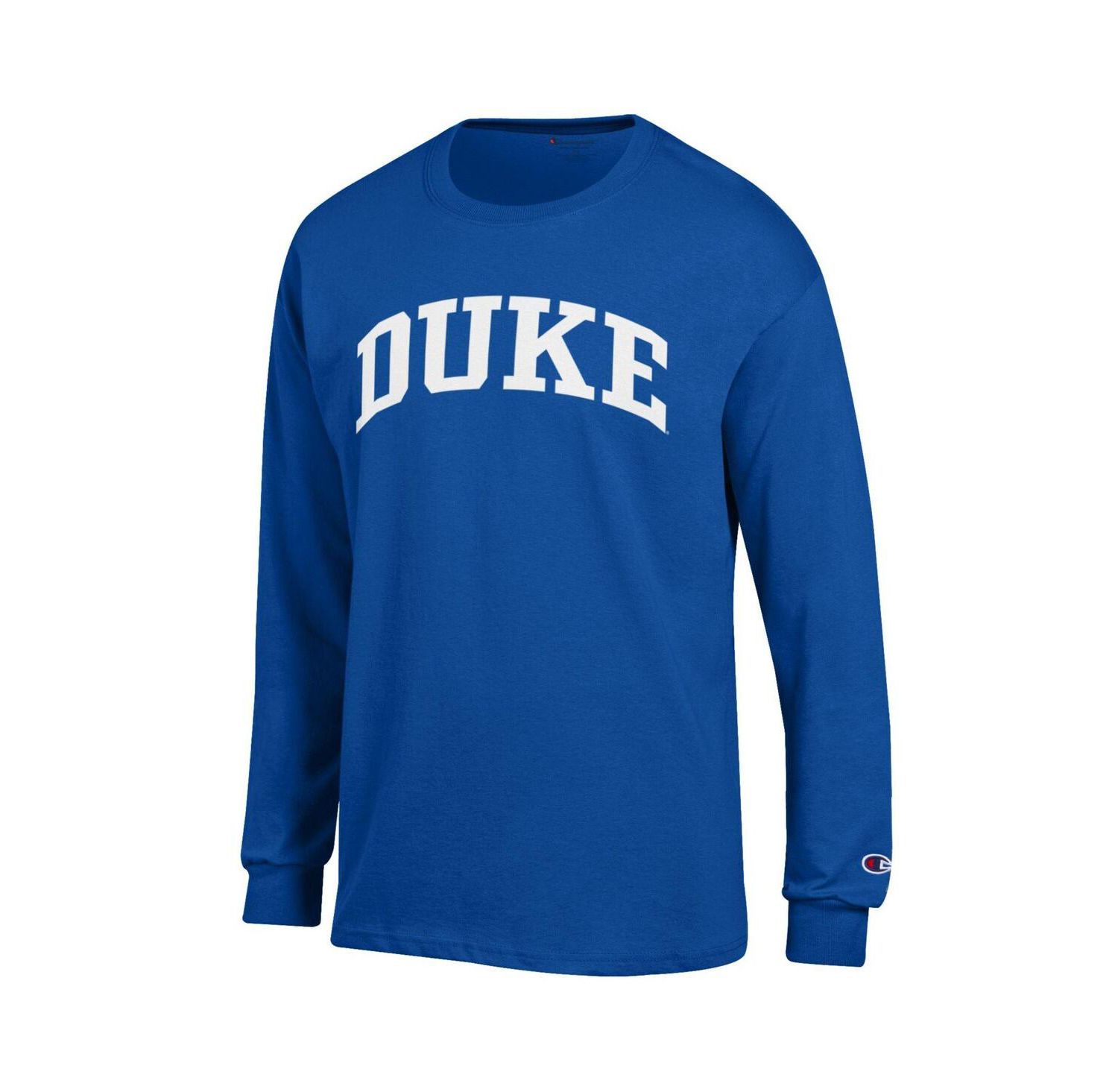Men's Royal Duke Blue Devils Basic Arch Long Sleeve T-Shirt
