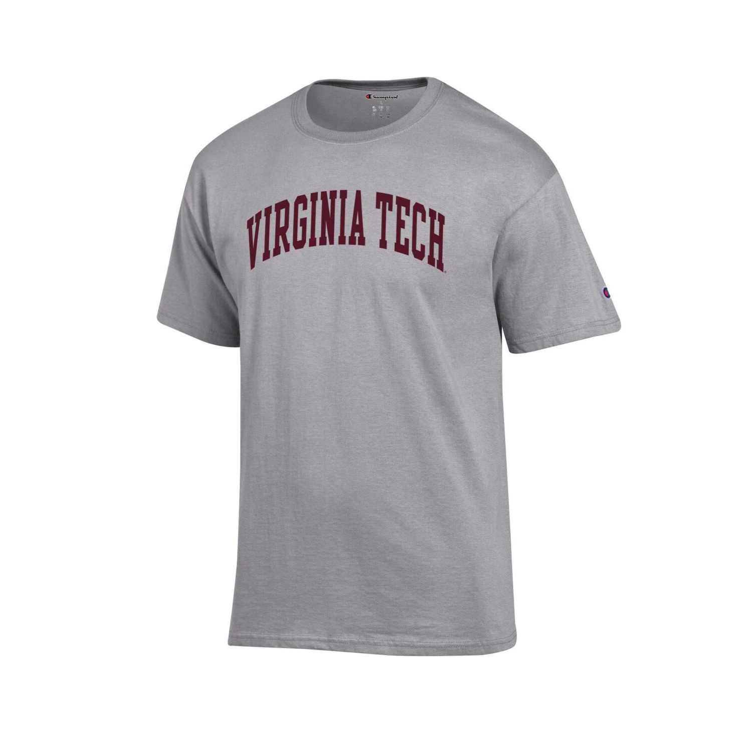 Men's Maroon Virginia Tech Hokies Basic Arch T-Shirt