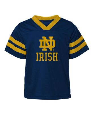 Toddler 2-Piece Navy/Gold Notre Dame Fighting Irish Red Zone V-Neck Top and Pants Set