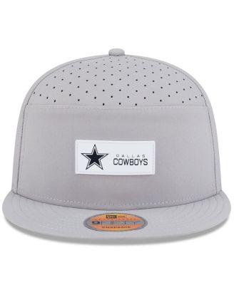 Men's Gray Dallas Cowboys 2025 Sideline Split Panel 9FIFTY Snapback Hat