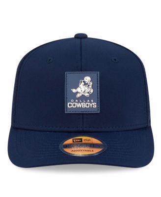Men's Navy Dallas Cowboys 2025 Sideline Throwback 9SEVENTY Trucker Adjustable Hat