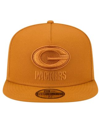 Men's Brown Green Bay Packers Color Pack A-Frame 59FIFTY Fitted Hat