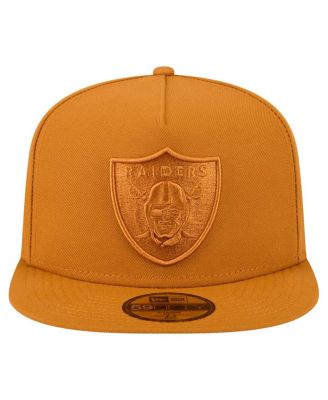 Men's Brown Las Vegas Raiders Color Pack A-Frame 59FIFTY Fitted Hat