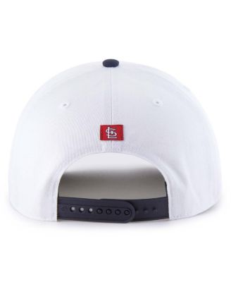 Men's White St. Louis Cardinals Patriotic Overhand Hitch Adjustable Hat