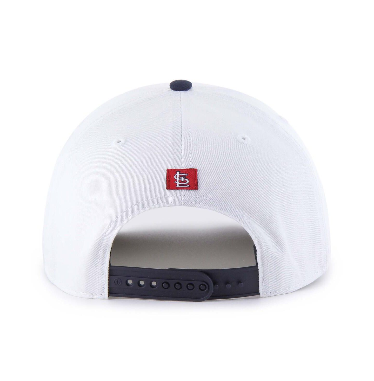 Мужская кепка '47 Brand White St. Louis Cardinals Patriotic Overhand Hitch Adjustable Hat — фото 2