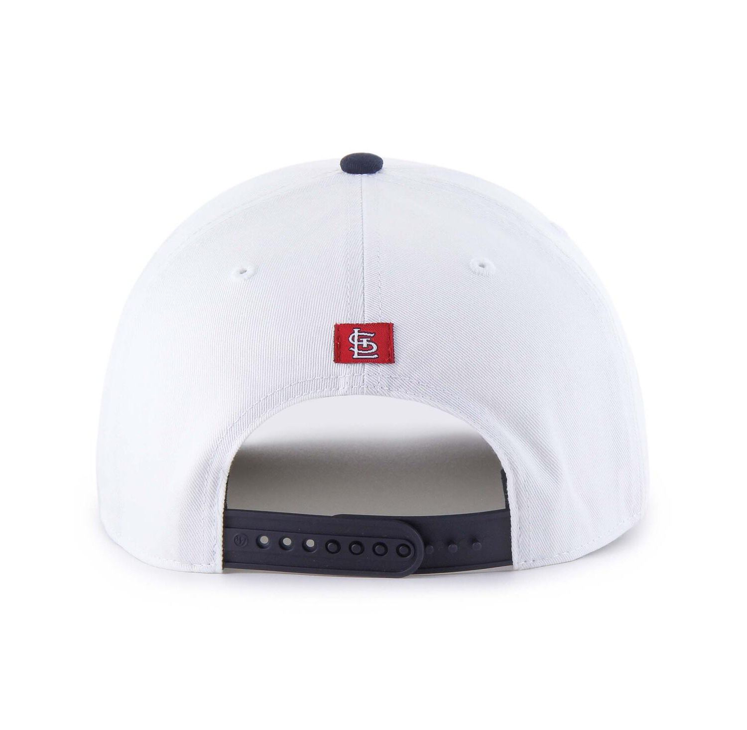 Men's White St. Louis Cardinals Patriotic Overhand Hitch Adjustable Hat
