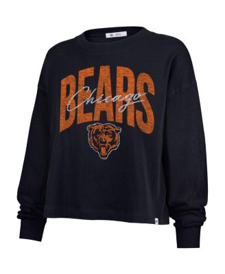 Women's Navy Chicago Bears Muse Sydney Long Sleeve T-Shirt