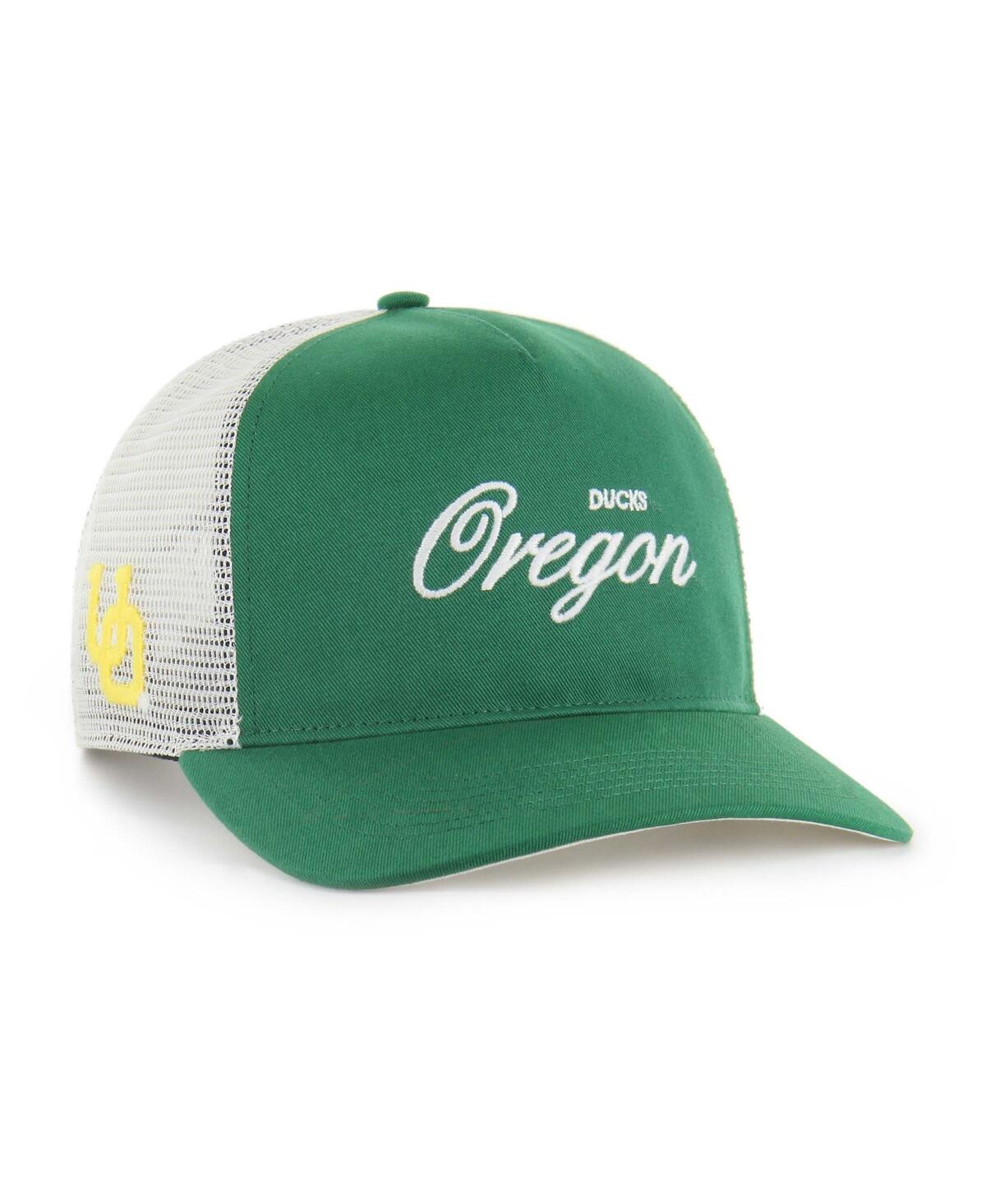 47 Brand Men's And Women's Green Oregon Ducks Contemporary Basics Foundation Trucker Hitch Adjustable Hat In Green