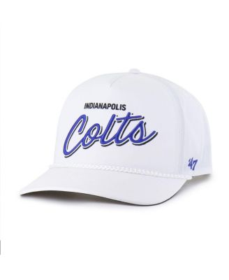 '47 Brand - Men's White Indianapolis Colts Brrr Fairway Hitch Adjustable Hat