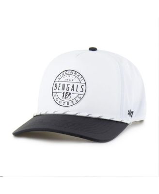 '47 Brand - Men's White/Black Cincinnati Bengals Suburbia Hitch Two-Tone Adjustable Hat