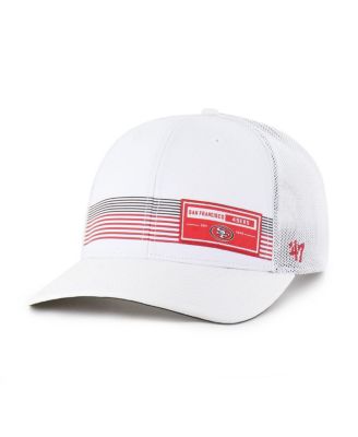 '47 Brand - Men's White San Francisco 49ers Rangefinder Trucker Adjustable Hat