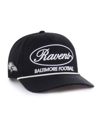 '47 Brand - Men's Black Baltimore Ravens Foundational Hitch Adjustable Hat