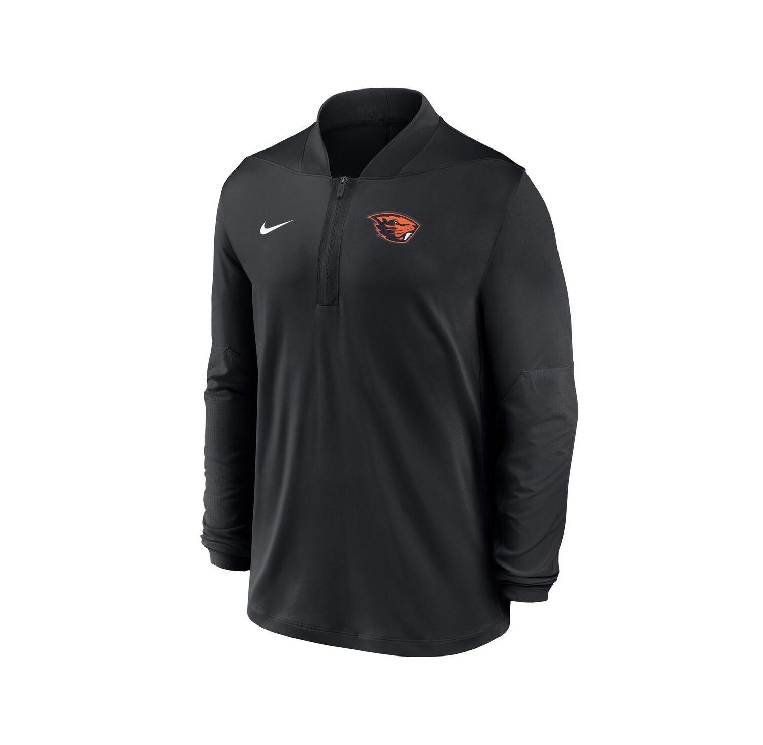 Men's Black Oregon State Beavers Dri-FIT Half-Zip Pullover Sweatshirt