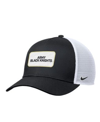 Nike - Men's Black Army Black Knights 2025 On-Field Rise Trucker Performance Adjustable Hat