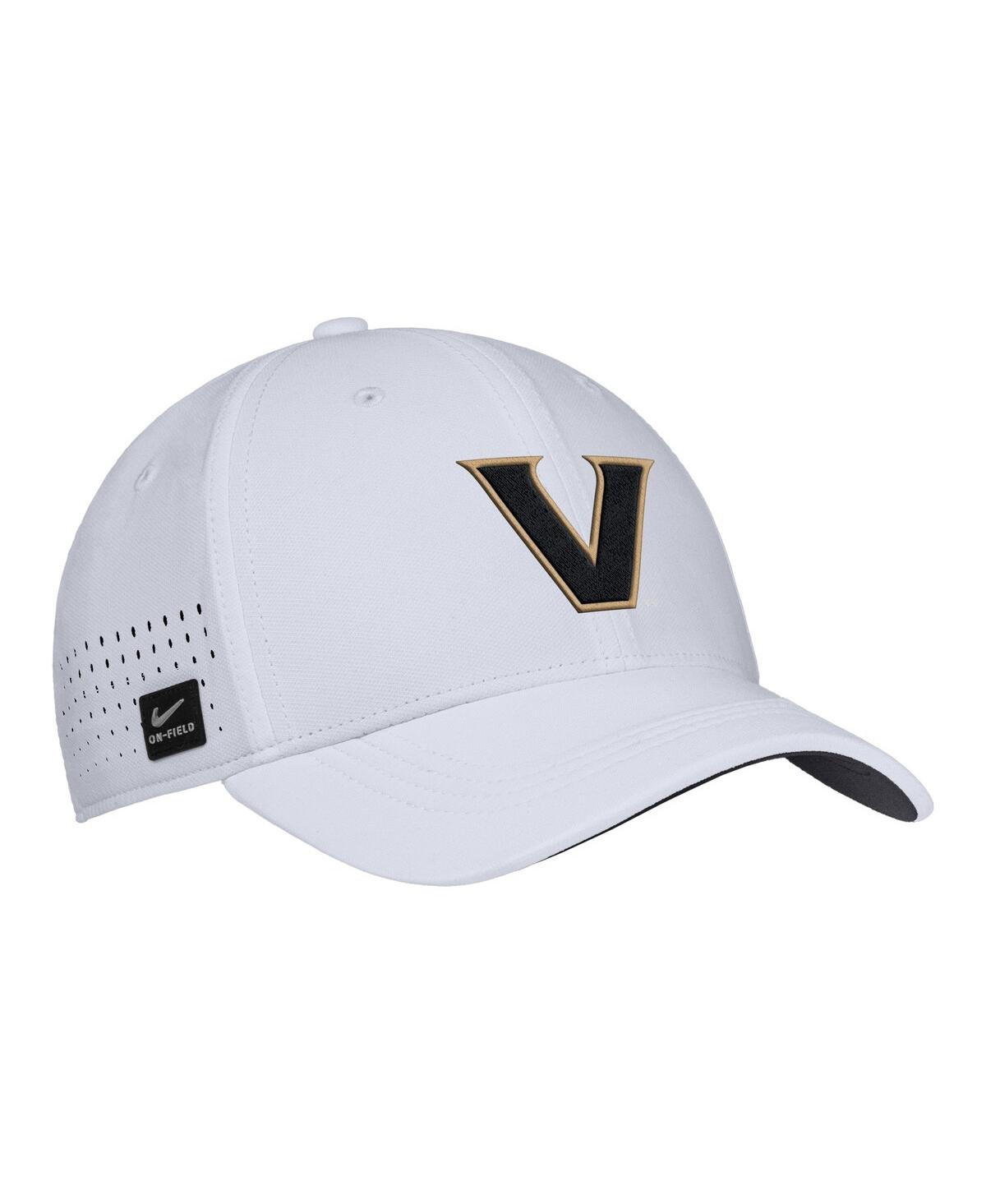 Nike Men's White Vanderbilt Commodores 2025â On-field Performance Flex Hat