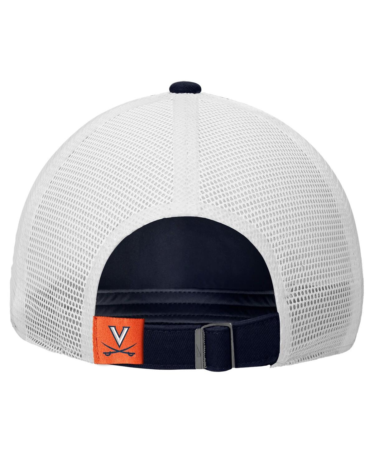 Nike Men's Navy Virginia Cavaliers On-field Club Adjustable Trucker Hat In Blue