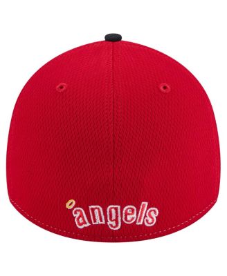Men's Red/Navy Los Angeles Angels 2025 MLB Clubhouse 39THIRTY Flex Hat