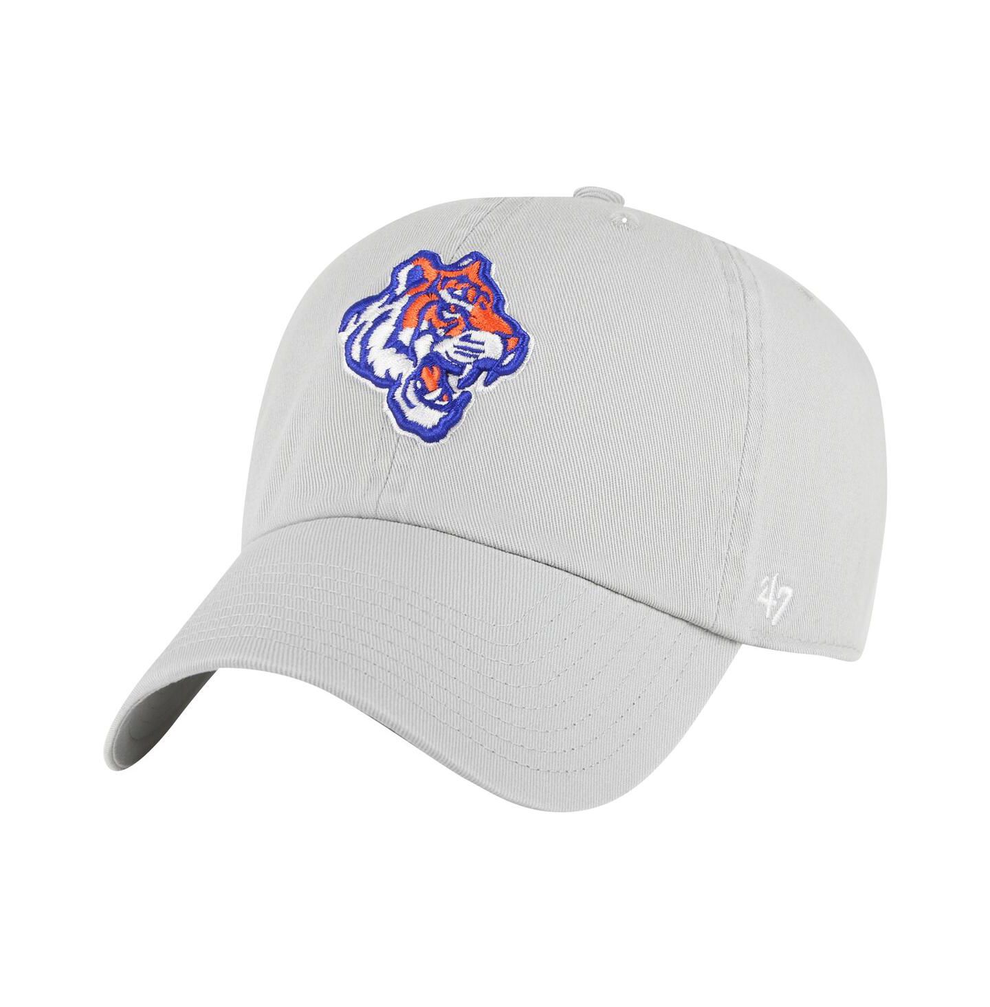 Мужская кепка '47 Brand Gray Savannah State Tigers Side Back Clean Up Adjustable Hat — фото 3