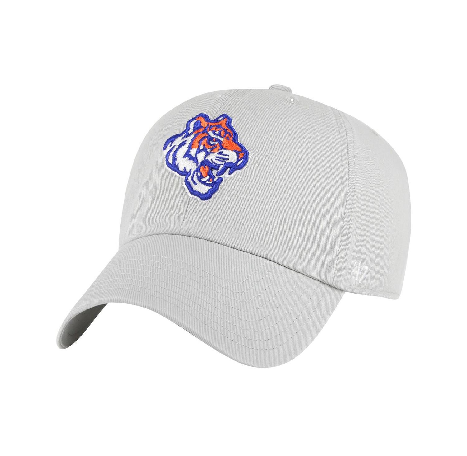 Men's Gray Savannah State Tigers Side Back Clean Up Adjustable Hat