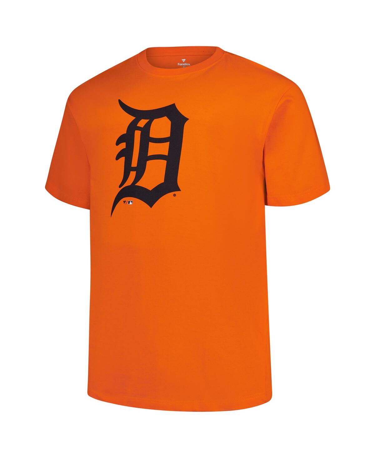Fanatics Men's Tarik Skubal Orange Detroit Tigers Big Tall Name Number T-shirt In Orange