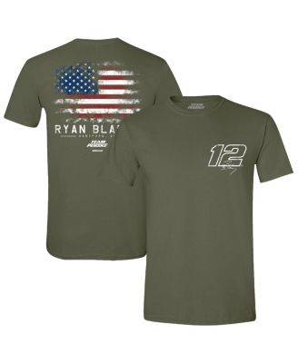 Team Penske - Men's Green Ryan Blaney Flag T-Shirt