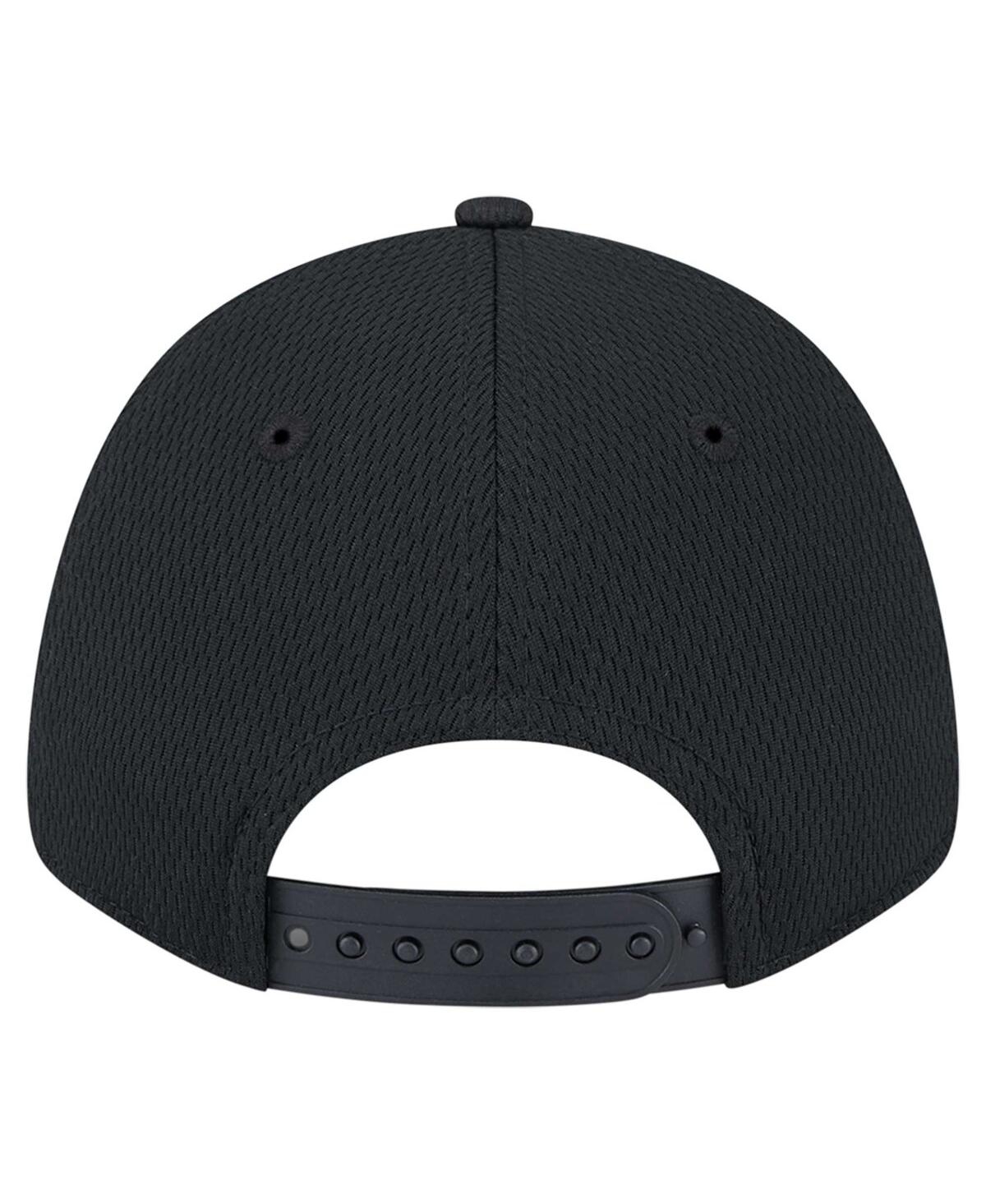 New Era Preschool Black Cincinnati Bengals Main 9forty Adjustable Hat In Black