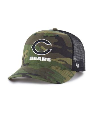 Men's Camo Chicago Bears Trucker Adjustable Hat
