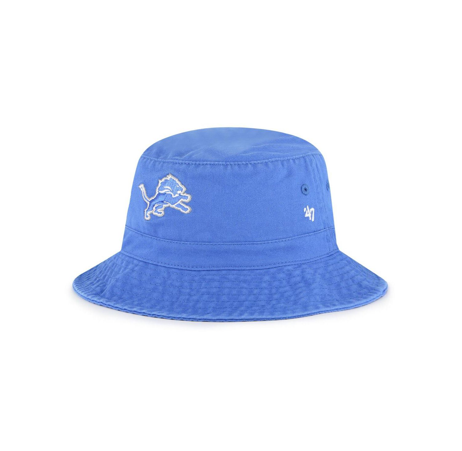 Men's Blue Detroit Lions Primary Bucket Hat