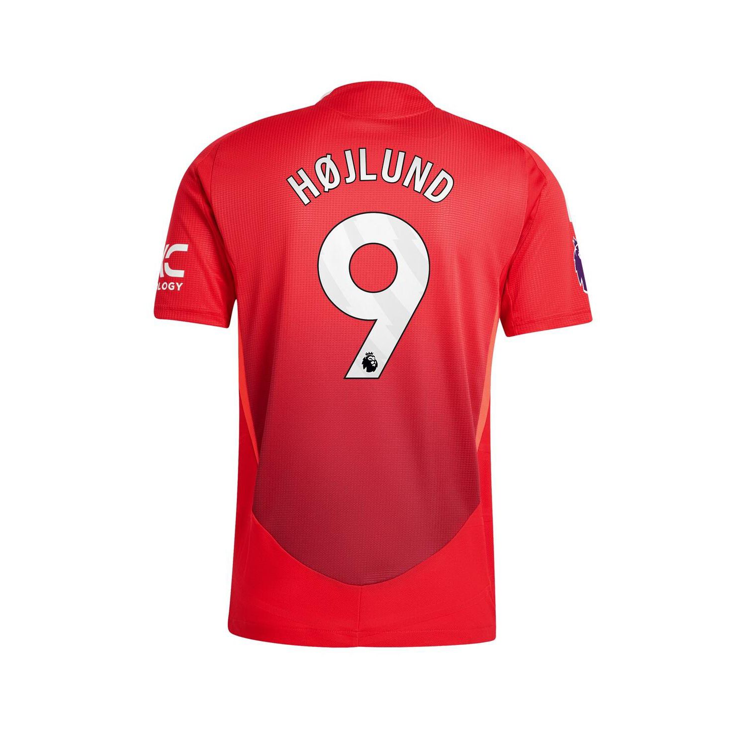 Men's Rasmus Højlund Red Manchester United 2024/25 Home Authentic Player Jersey
